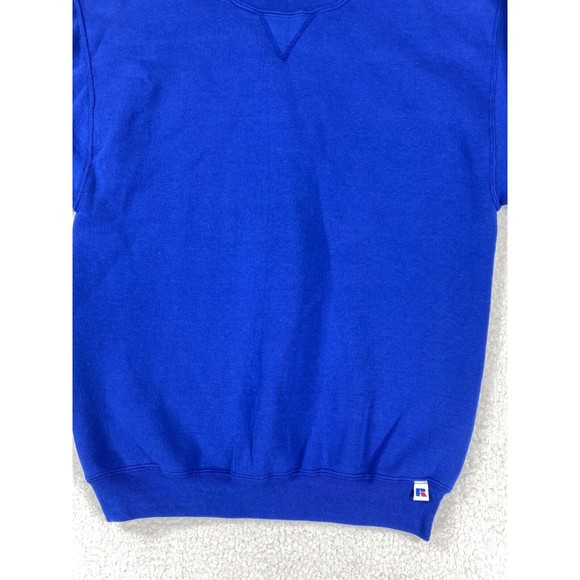 Russell Athletic Pullover Crewneck Men Blue‎ Sweatshirt Sweater  Medium - Picture 2 of 7